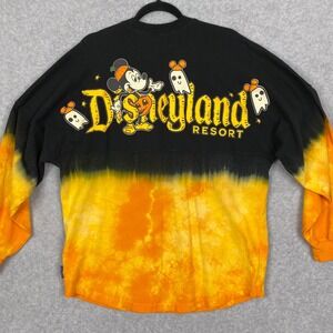 Disney Shirt Size M Black Orange Spirit Jersey Disneyland Halloween